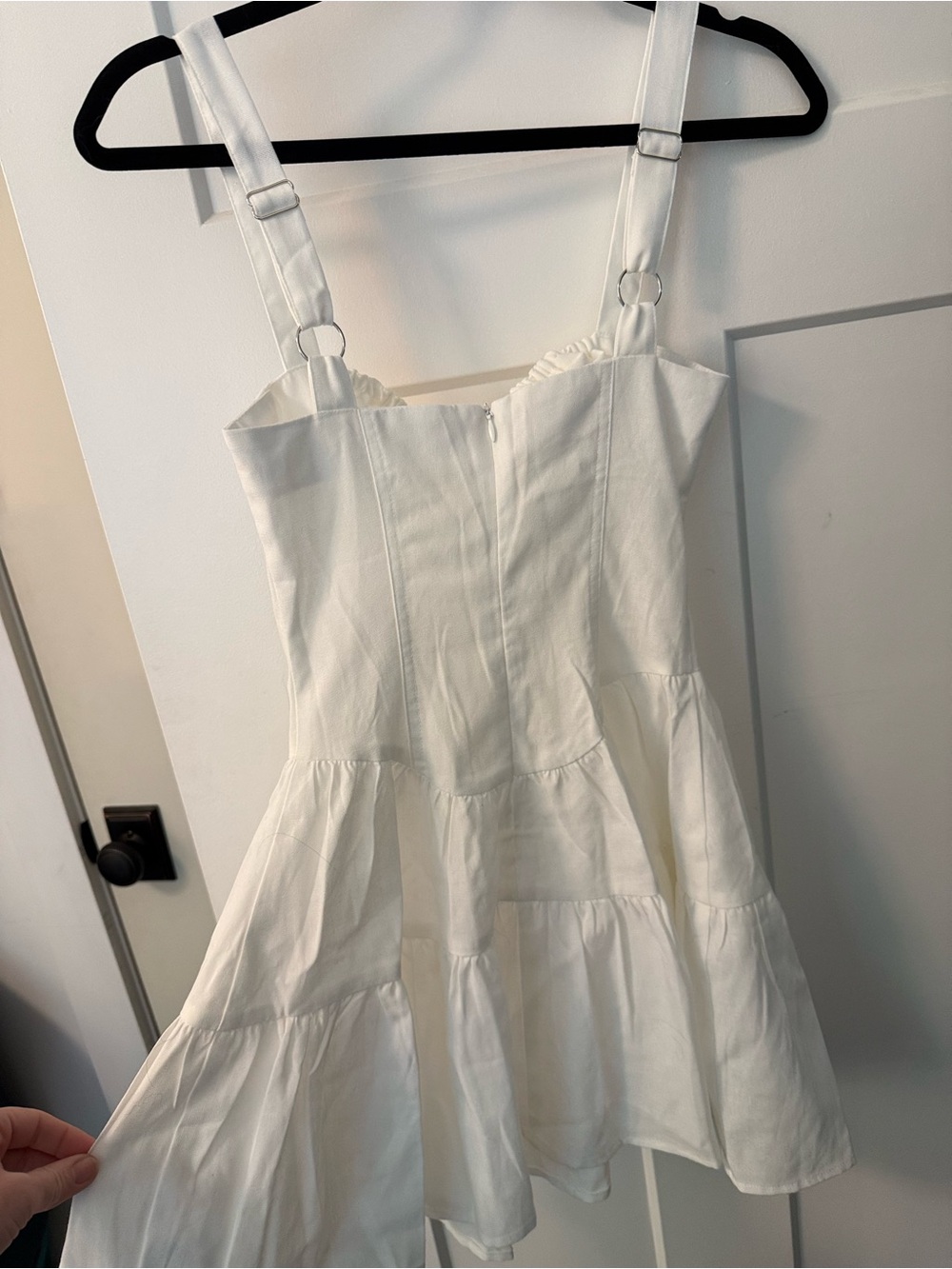 NWT Peppermayo White Tiered Corset Sundress “Lucie Linen” - Picture 8 of 9